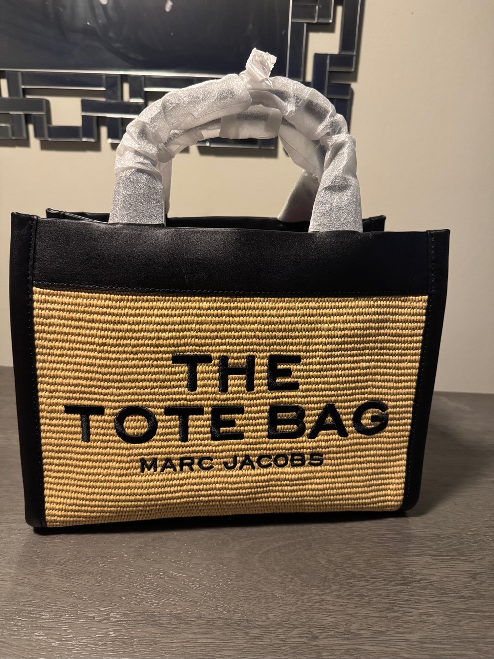 Marc Jacobs Black and Tan The Tote Bag - Picture 2 of 6